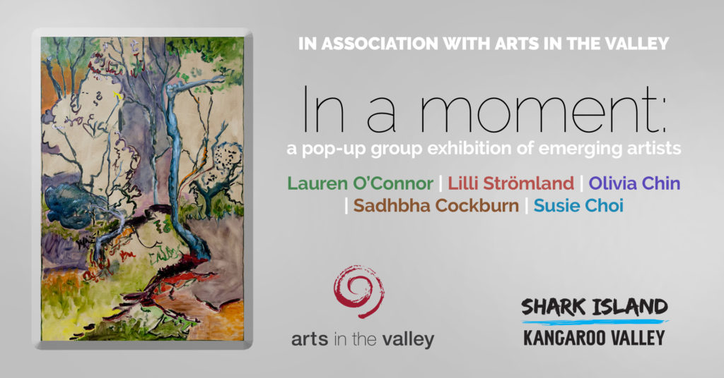 In a moment: a pop-up group exhibition of emerging artists